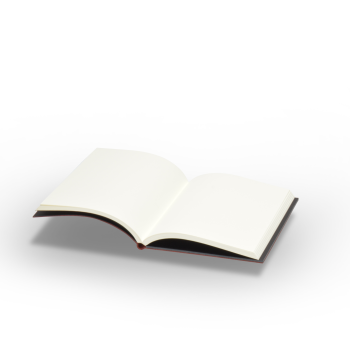 Mrkebrun lder notesbog