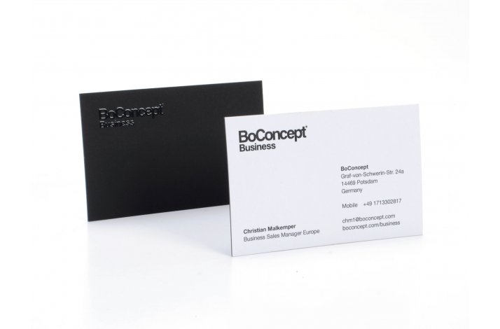 Bo Concept visitkort
