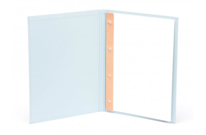 PaperSkin™ Lightblue<br>Mappe m. strap A4