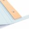 PaperSkin™ Lightblue<br>Mappe m. strap A4